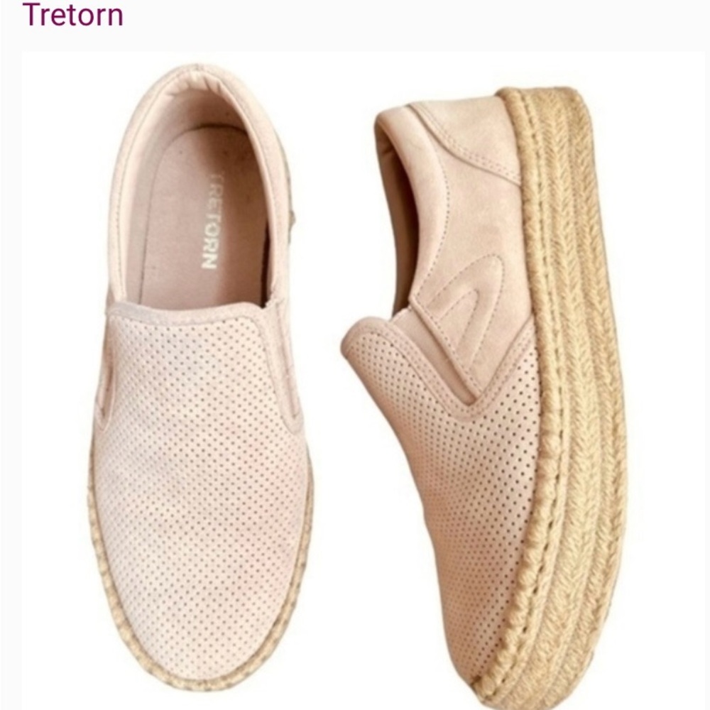 NIB Tretorn Emilia3 espadrille blush sneaker size 8.5